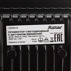 Прожектор уличный Ritter 53420 8